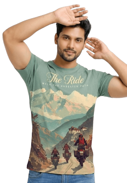 The Ride – Premium Outdoor Adventure Graphic T-Shirt | Quick-Dry Performance Tee - Image 2