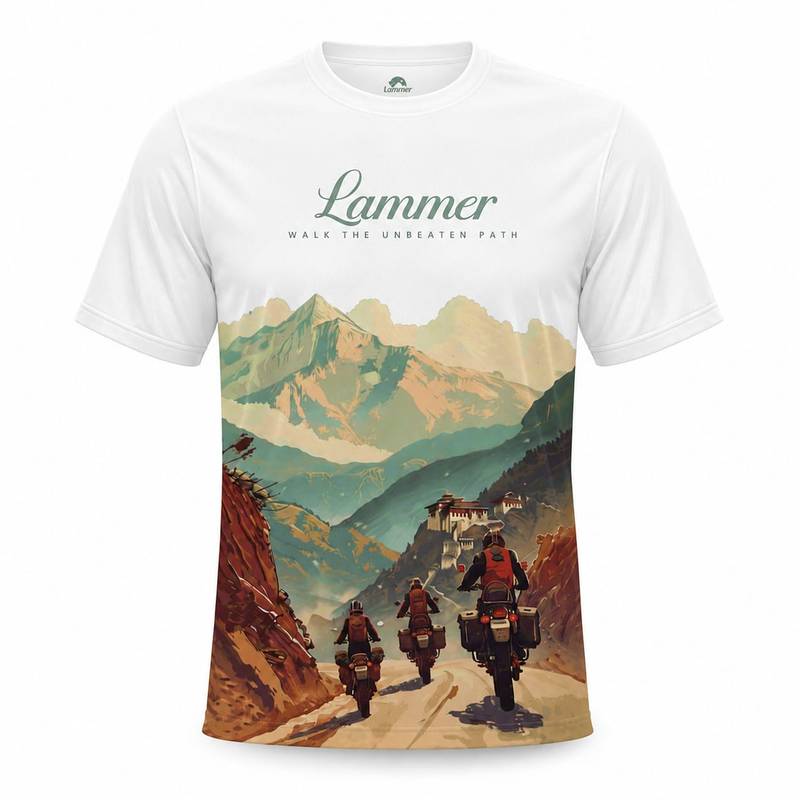 The Lam Moto – Premium Outdoor Adventure Graphic T-Shirt | Quick-Dry Performance Tee - Image 2